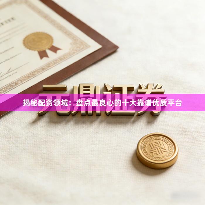 揭秘配资领域：盘点最良心的十大靠谱优质平台