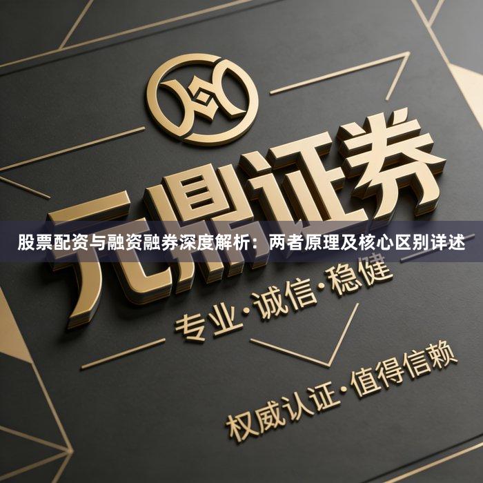 股票配资与融资融券深度解析：两者原理及核心区别详述