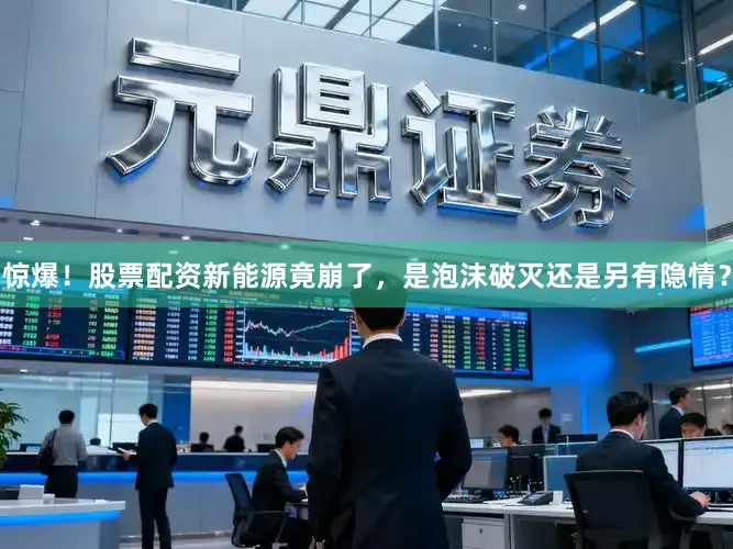 惊爆！股票配资新能源竟崩了，是泡沫破灭还是另有隐情？