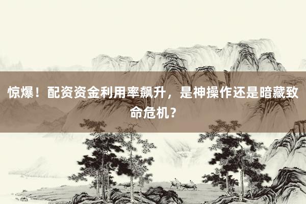 惊爆！配资资金利用率飙升，是神操作还是暗藏致命危机？