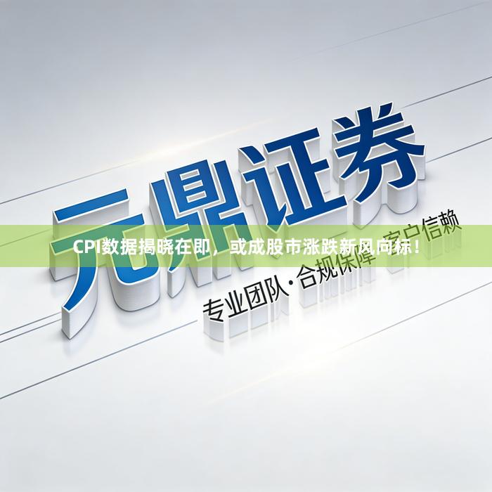 CPI数据揭晓在即，或成股市涨跌新风向标！