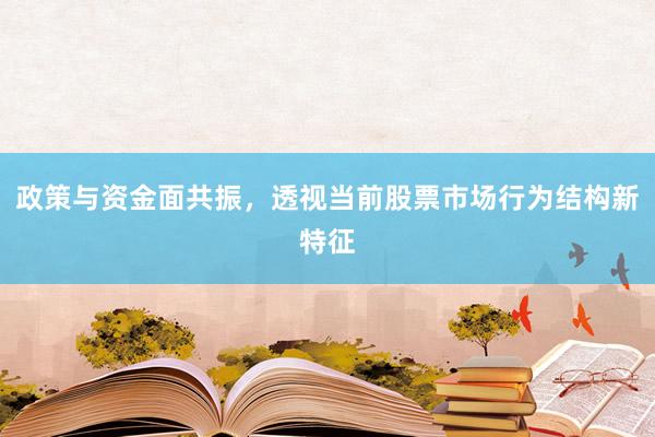政策与资金面共振,透视当前股票市场行为结构新特征