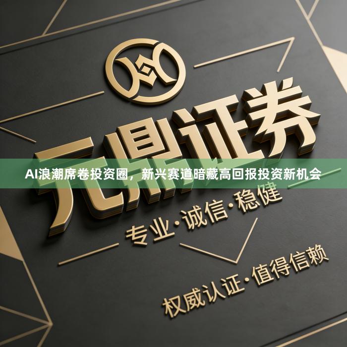 AI浪潮席卷投资圈，新兴赛道暗藏高回报投资新机会